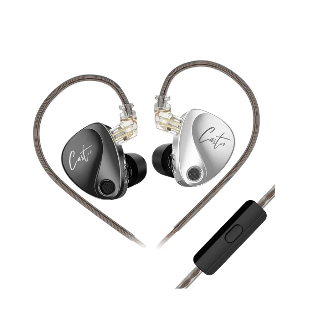 KZ Castor Tuning Adjustable Dual Driver IEM Earphones