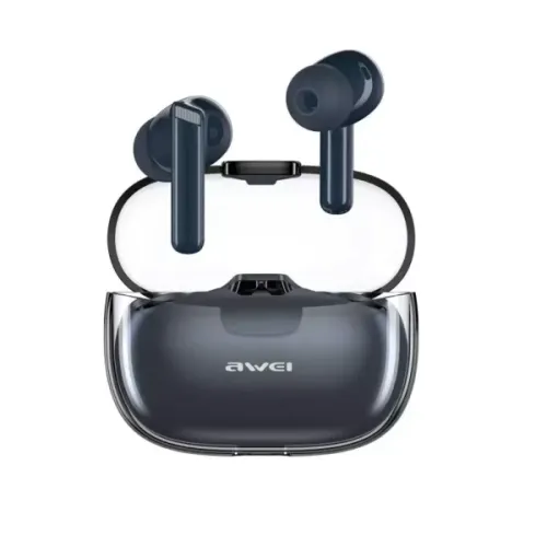 Awei T52 ANC TWS Wireless Earbuds Colorful Breathing Light Headphones