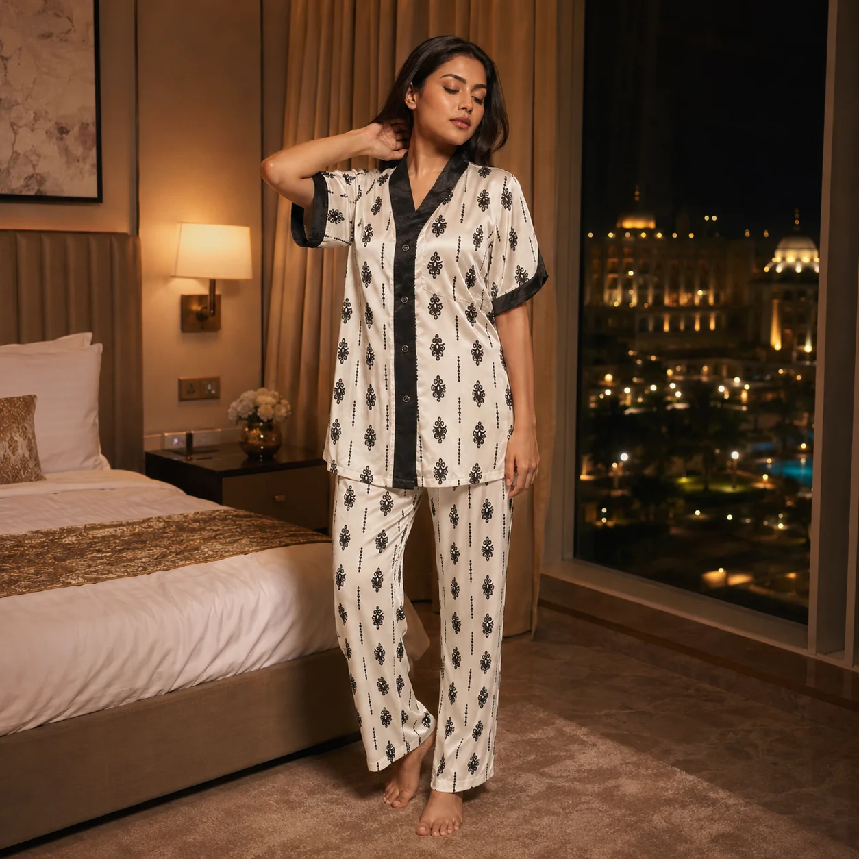 Classic White 4-Part Nighty